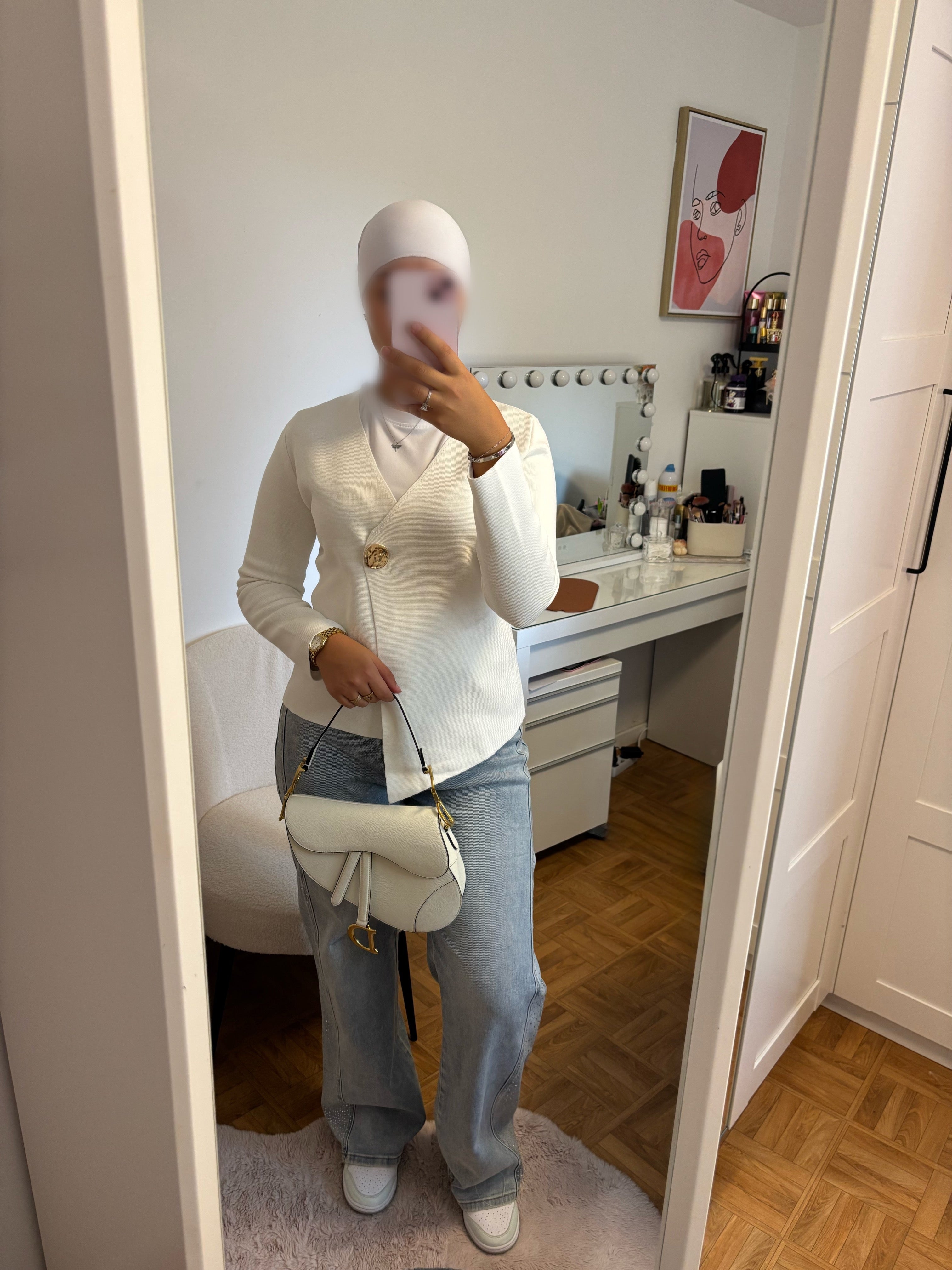 Haut croisée blanc