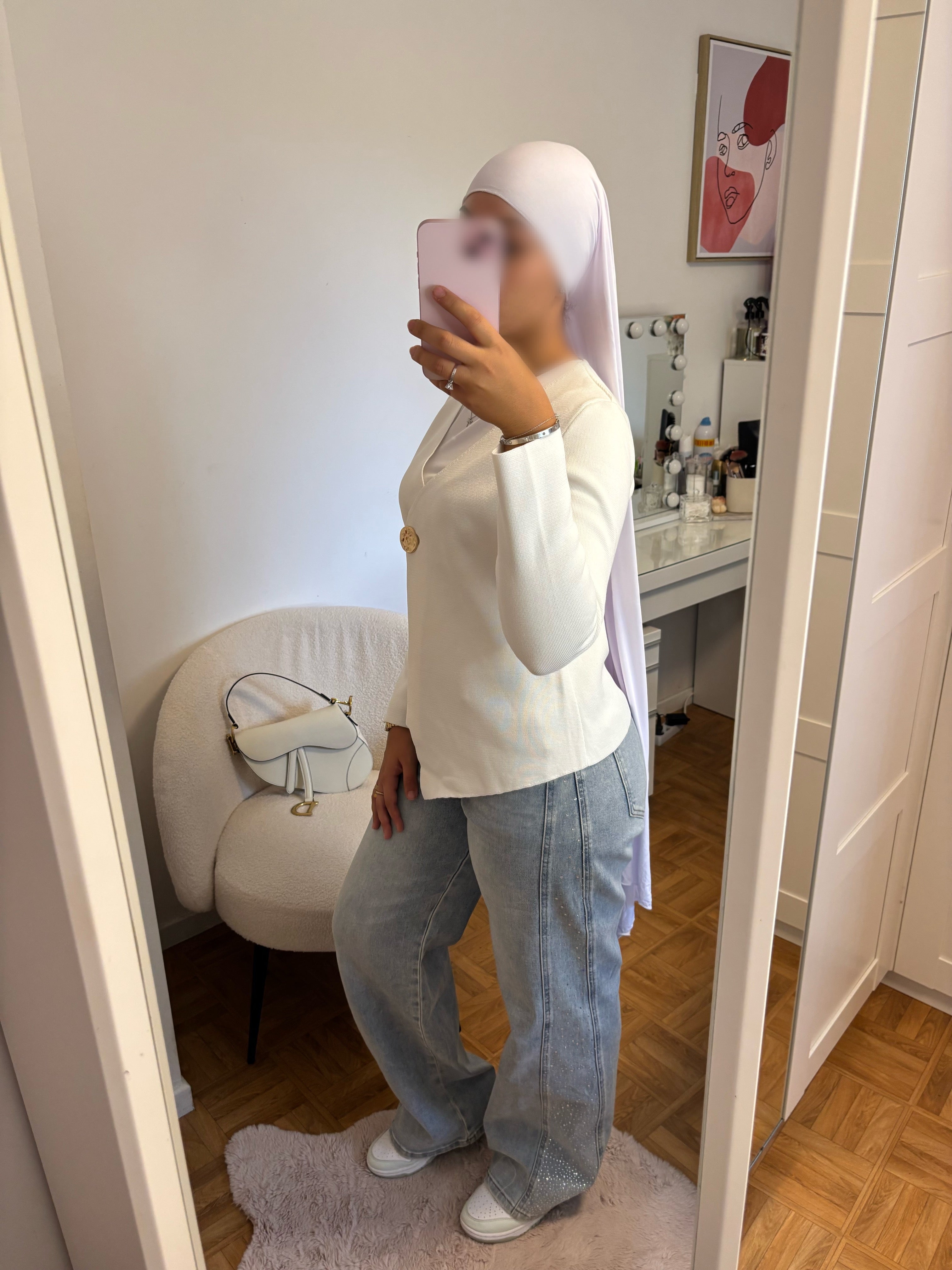 Haut croisée blanc