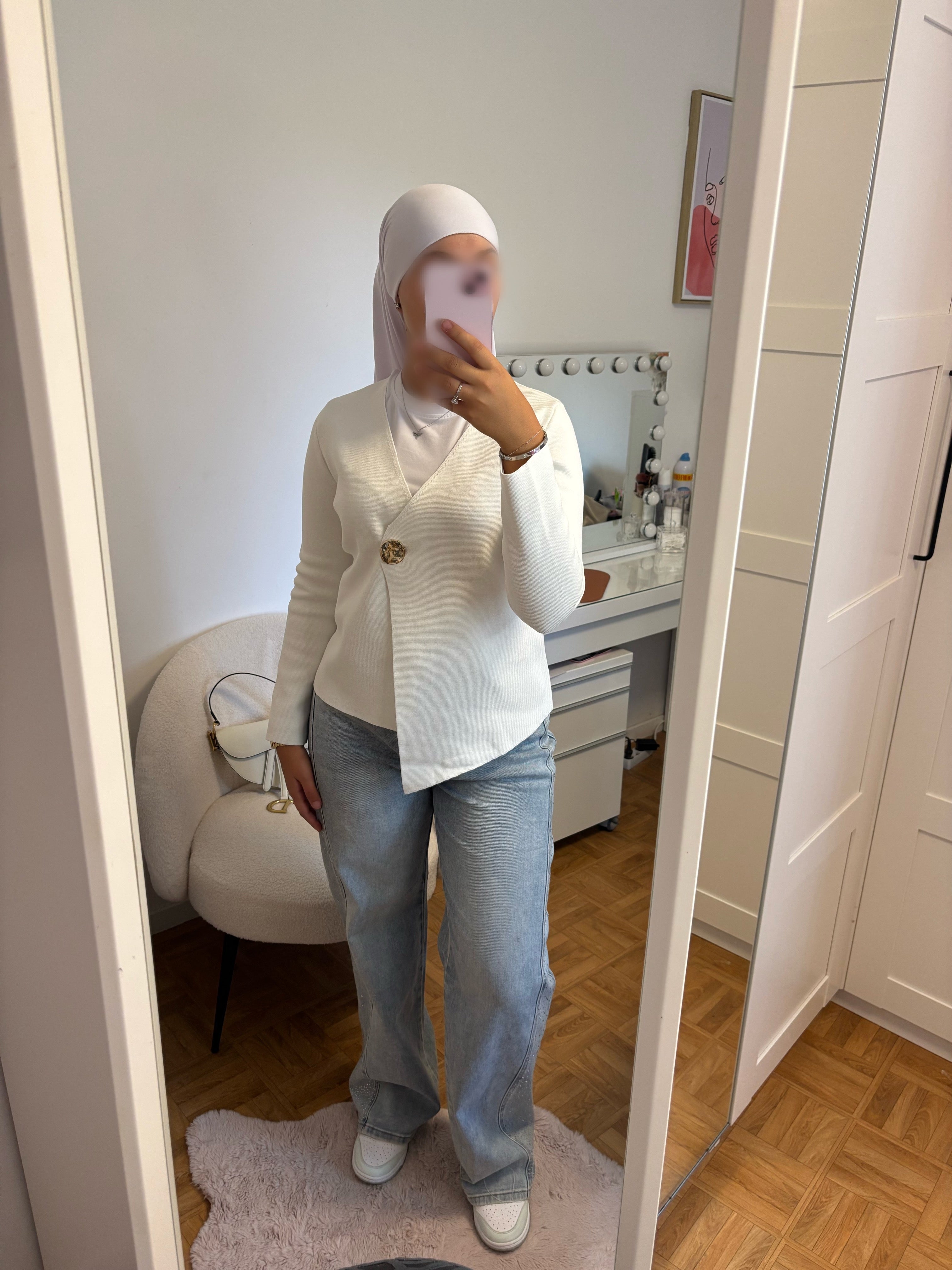 Haut croisée blanc
