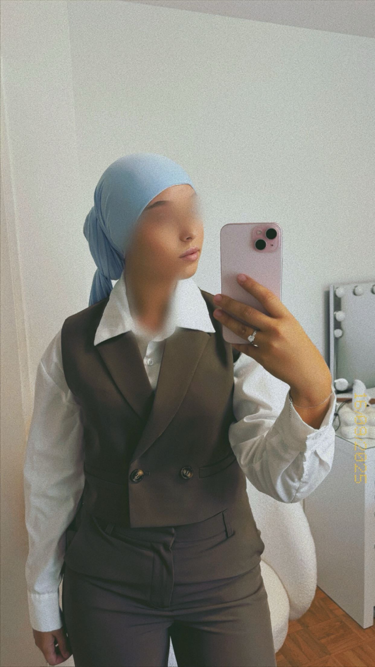 Haut blazer Manches Courtes