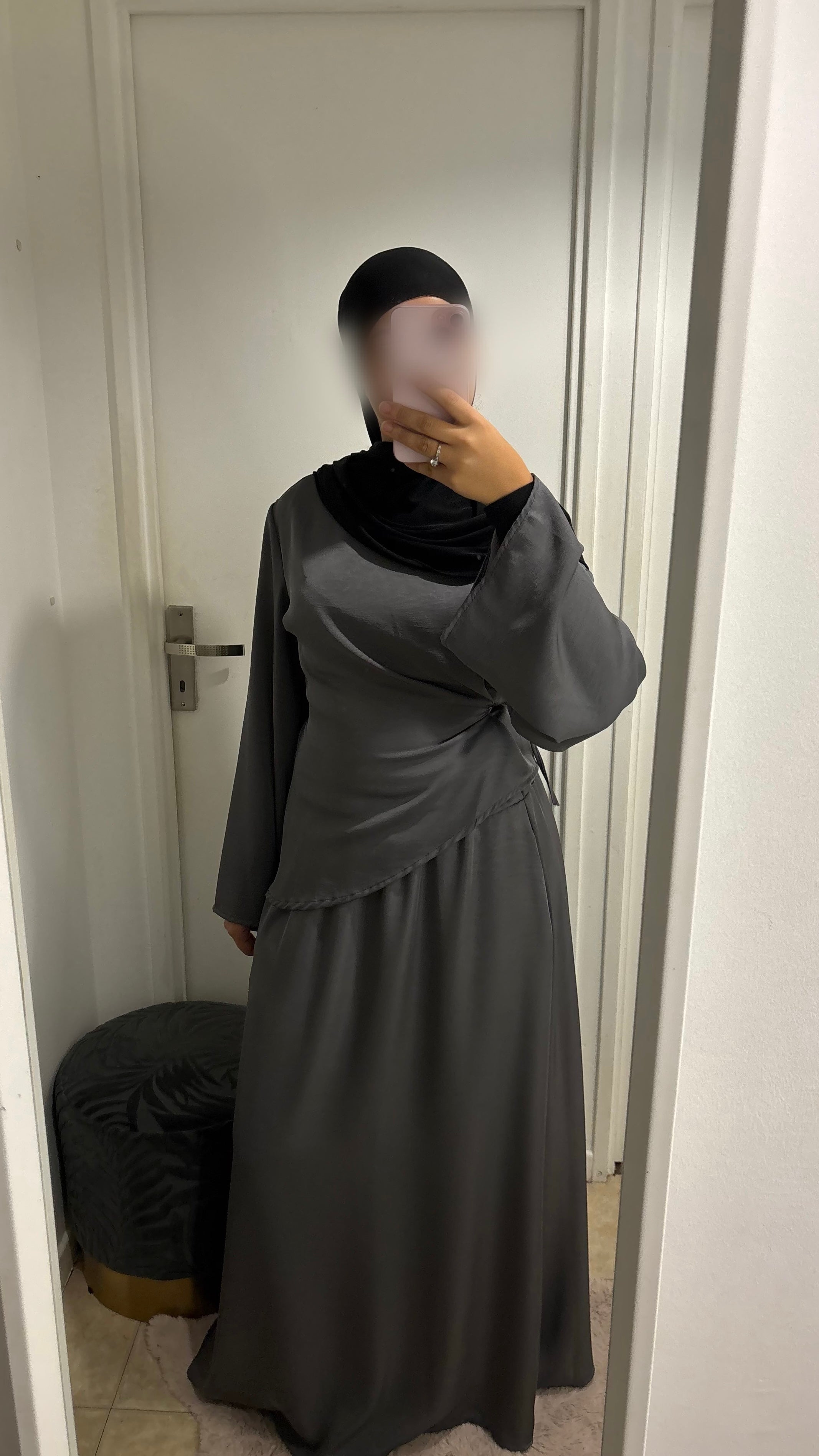 Ensemble Jupe Satiné