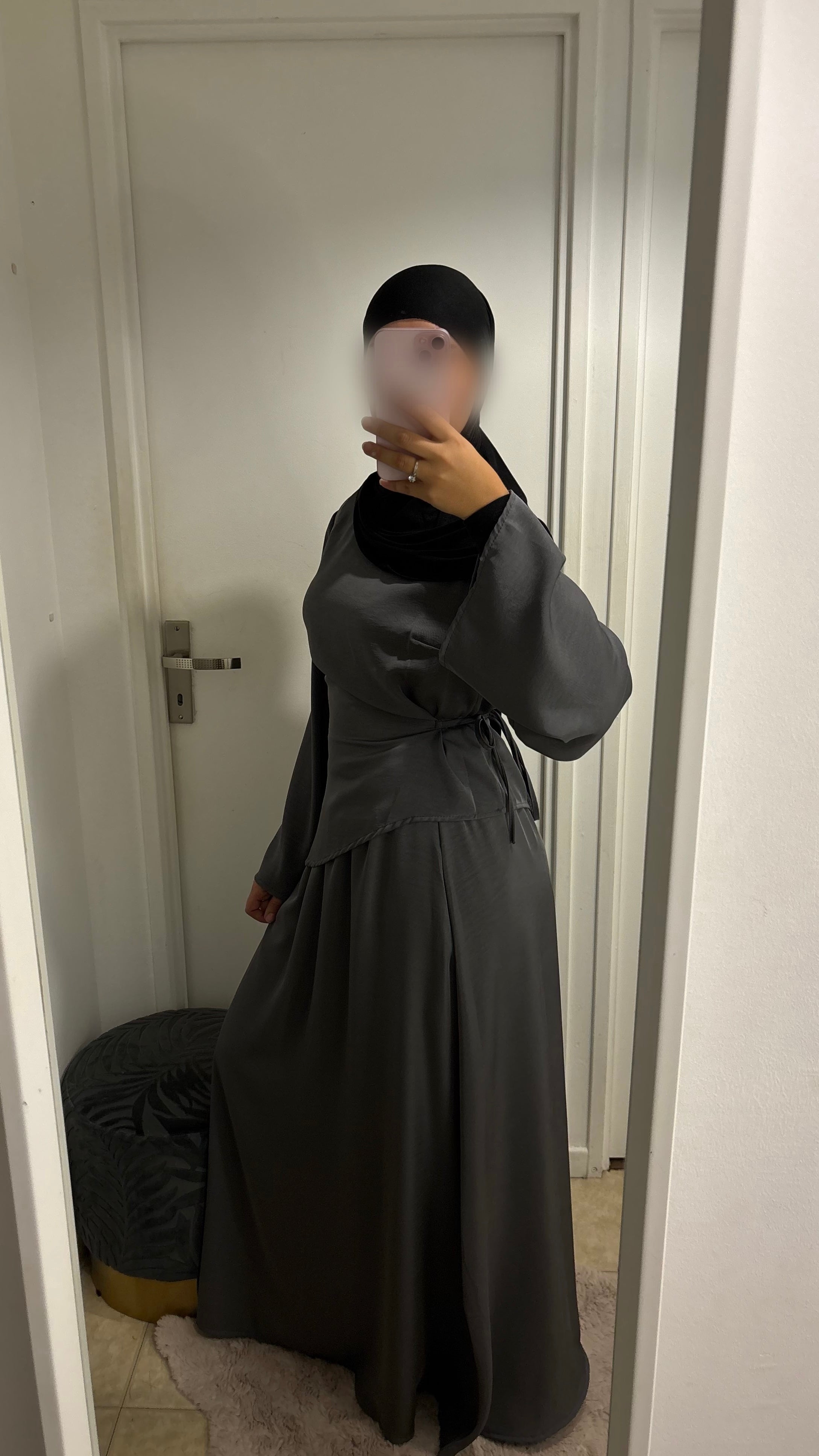 Ensemble Jupe Satiné