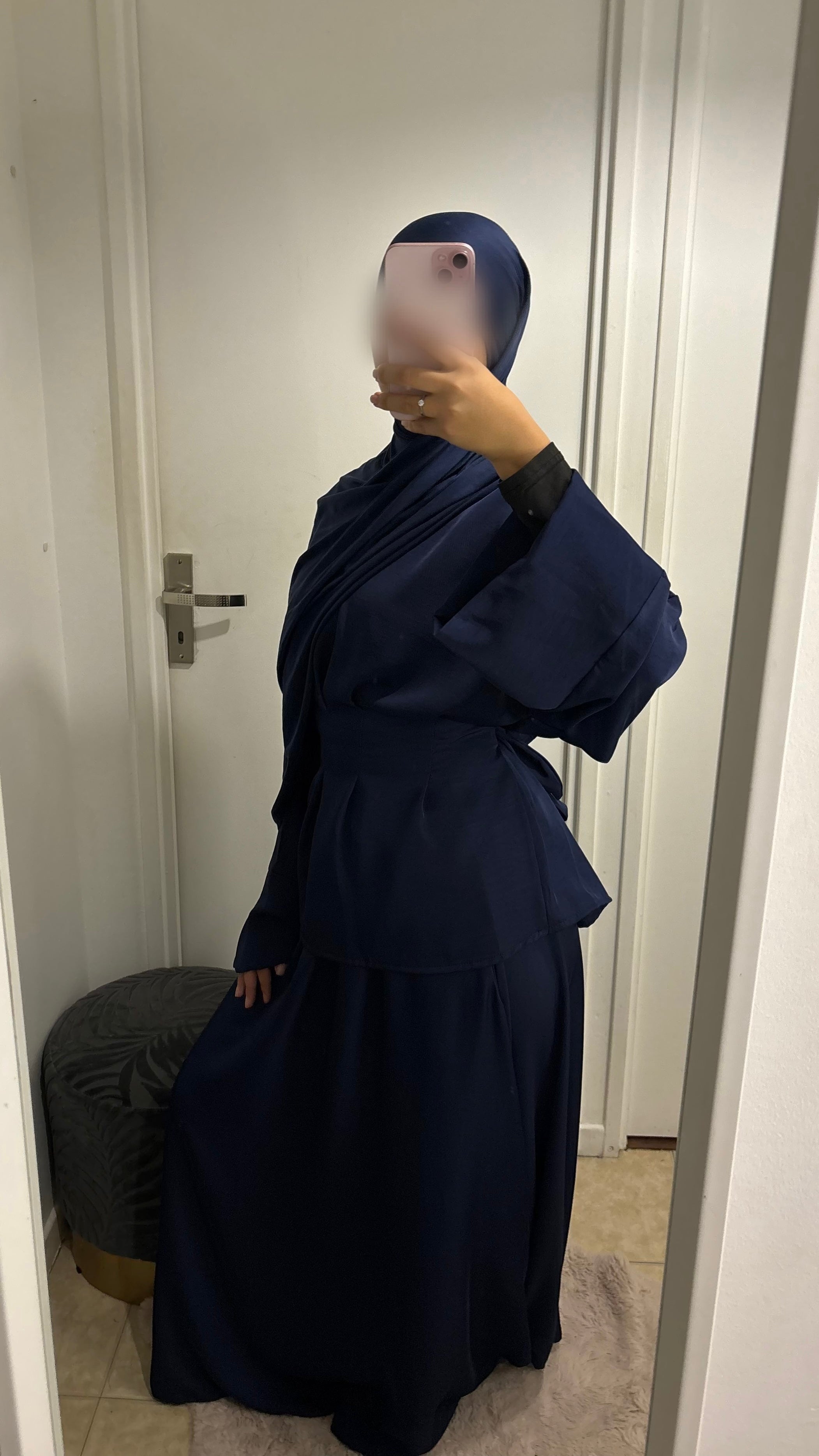 Ensemble Jupe Satiné