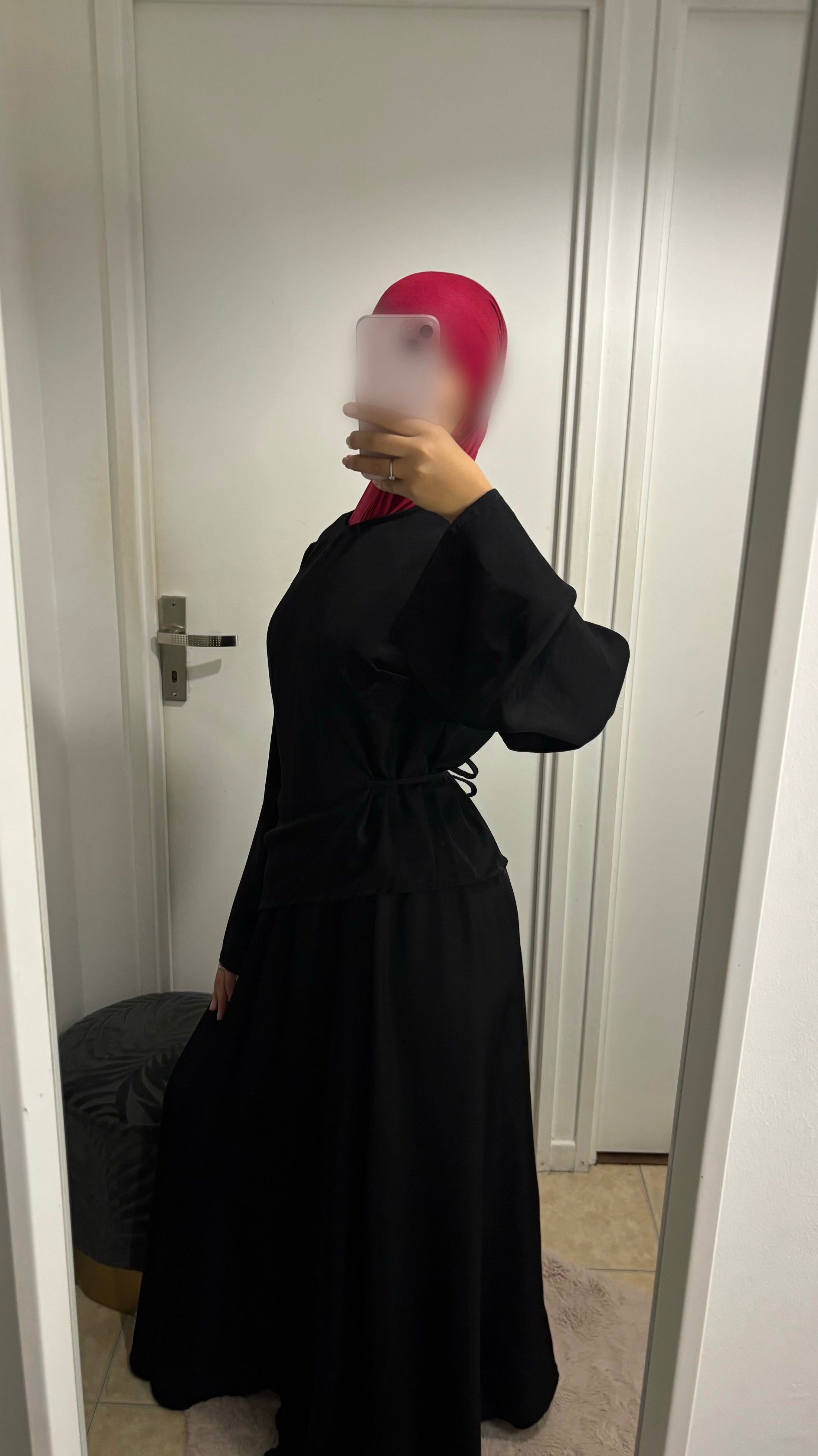 Ensemble Jupe Satiné